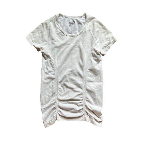 Athleta Tops - Athleta fastest track tee white size S